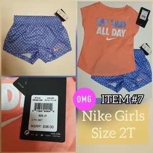 Nike Girls Outfit Set New NWT Size 2T